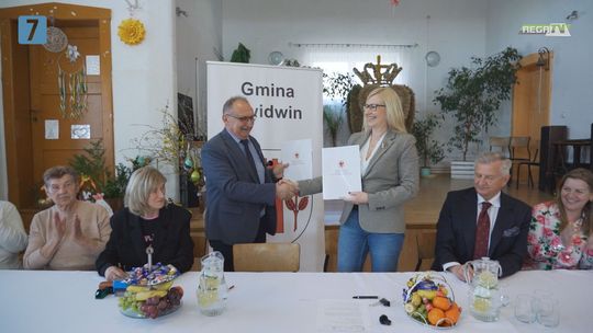 Podpisanie umowy na termomodernizację budynków użyteczności publicznej w Gminie Świdwin.