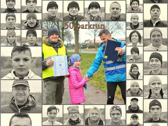 50 biegów parkrun za nami