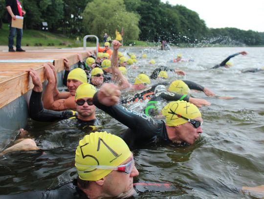 Biegacze z K.B.Sprint Świdwin na triathlonie w Golczewie