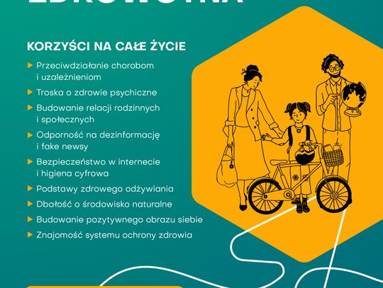 Edukacja zdrowotna w szkołach.
