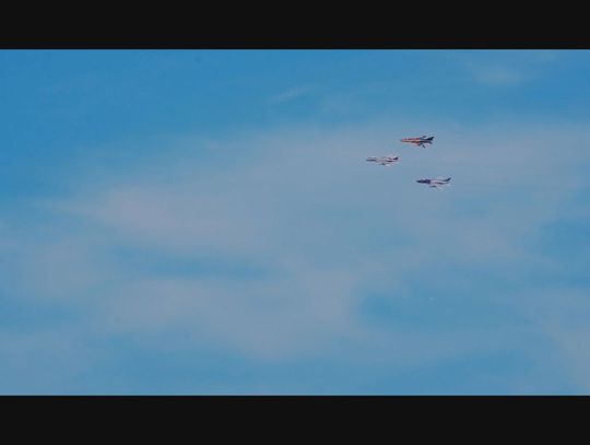 Ostatni przelot Su - 22 nad Świdwinem - 10.09.2025 r.