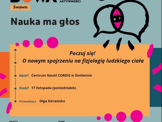 Strefa Odkrywania, Wyobraźni i Aktywności (SOWA) w Centrum Nauki CORDIS w Świdwinie dołącza do projektu „Nauka ma głos".