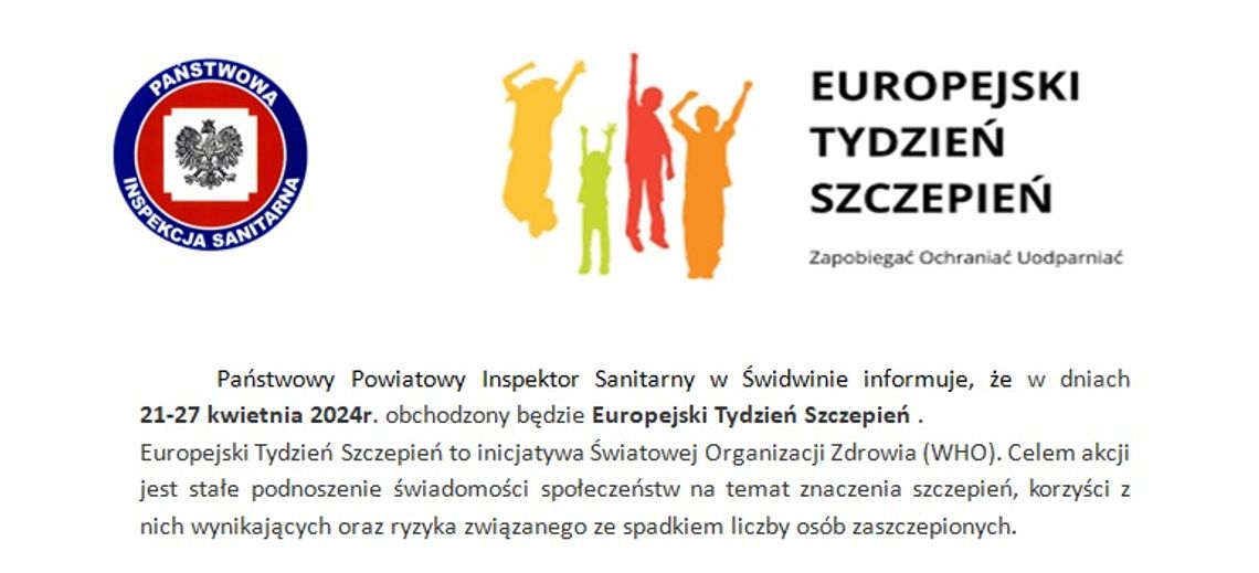 Europejski Tydzień Szczepień.