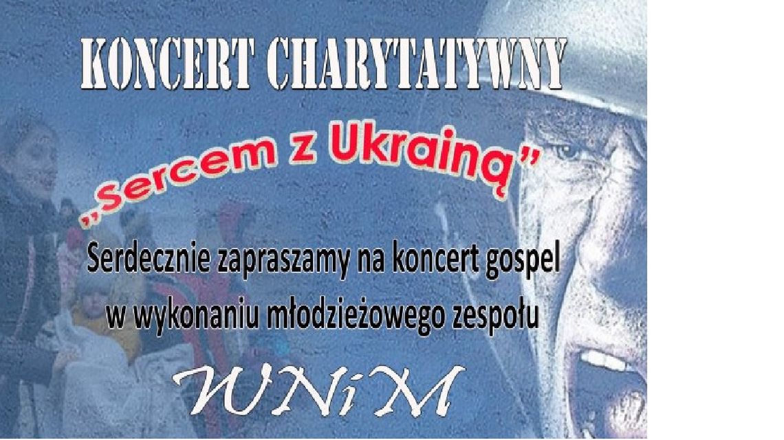 Koncert charytatywny "Sercem z Ukrainą"