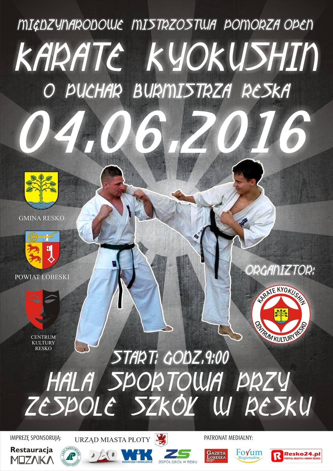 Międzynarodowe Mistrzostwa Pomorza Open w Karate Kyokushin o Puchar Burmistrza Reska.