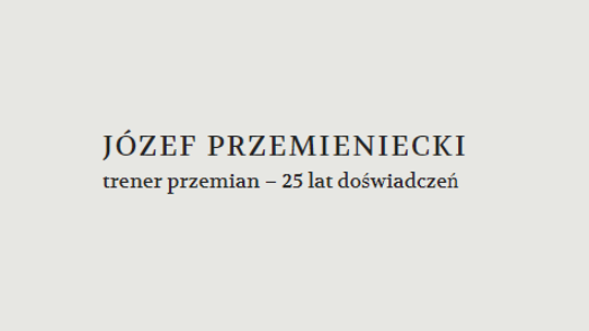 Przemiany.org - Trener Przemian