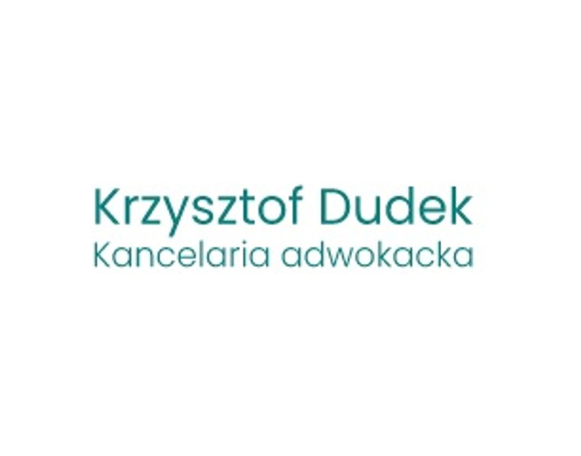 Adwokat Krzysztof Dudek