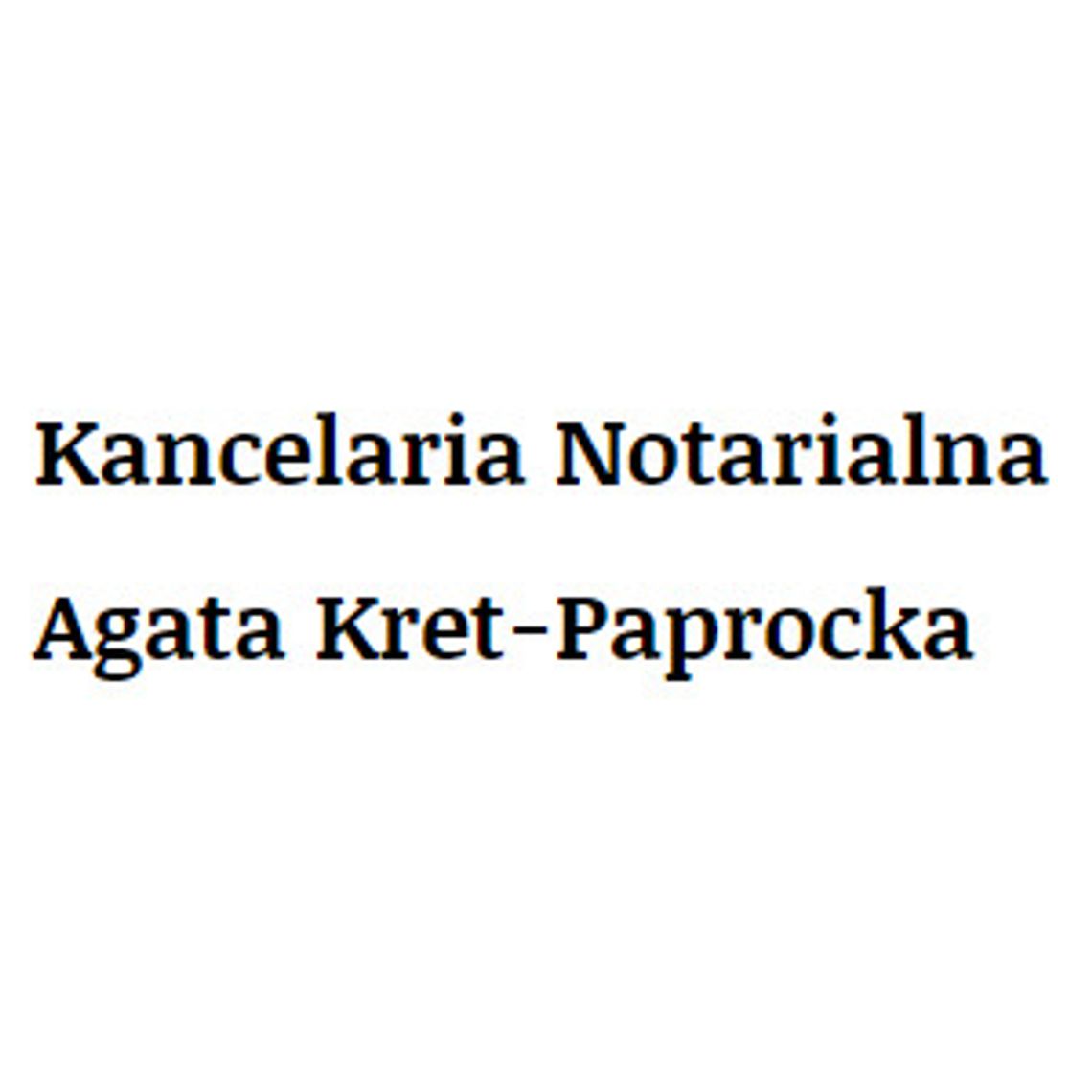 Kancelaria notarialna Rzeszów - Agata Kret-Paprocka