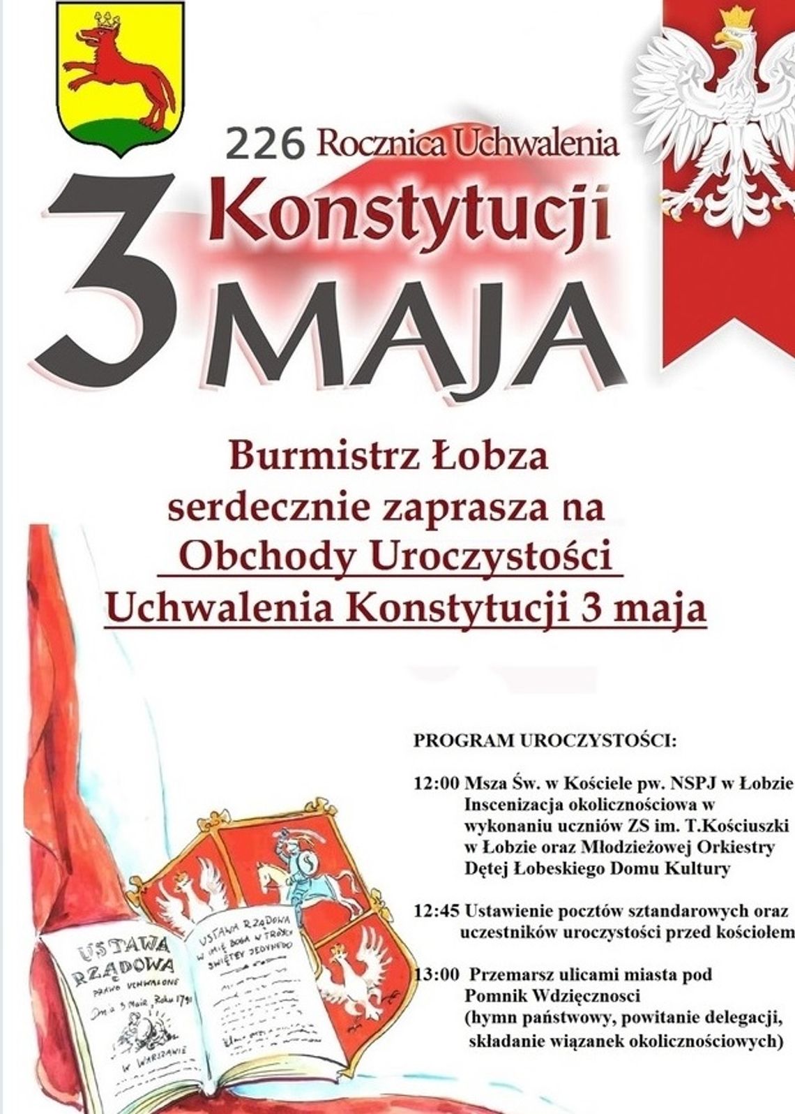  Obchody Uroczystości Uchwalenia Konstytucji 3 Maja - Łobez