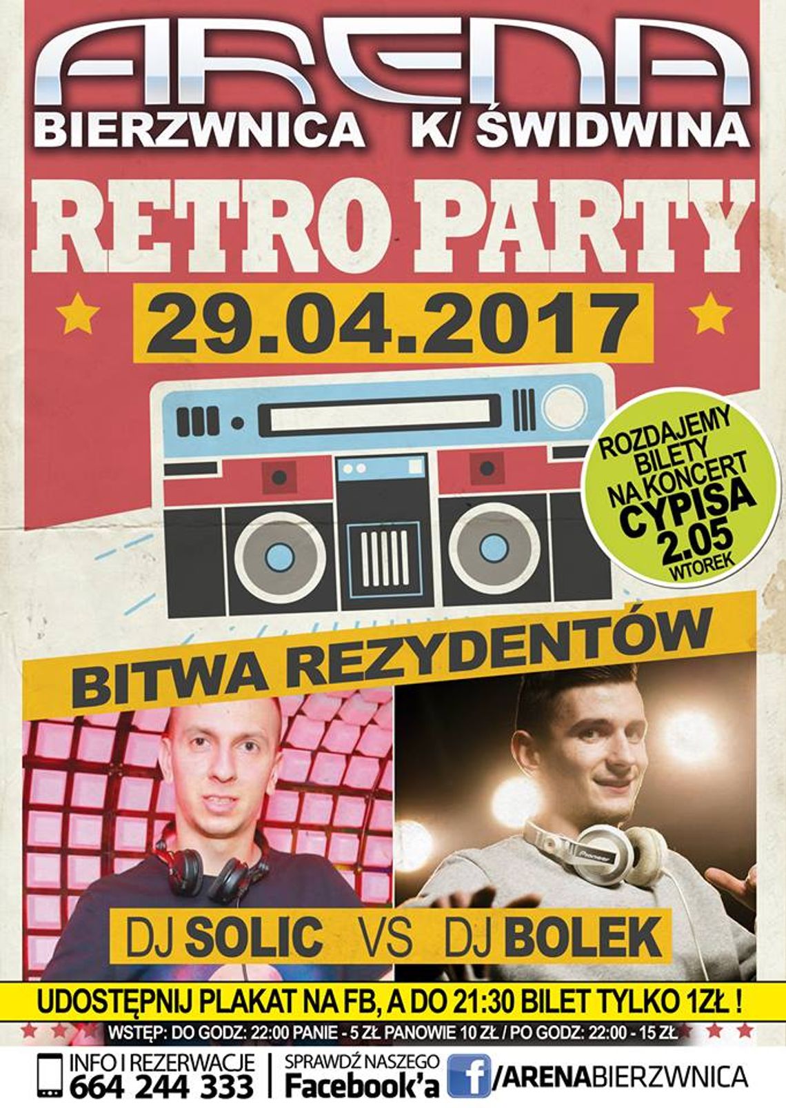 Retro Party  Arena Bierzwnica/k. Świdwina